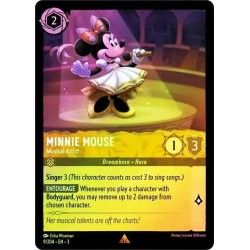 Carta Foil Minnie Mouse - Musical Artist Disney Lorcana #009/204·EN·3