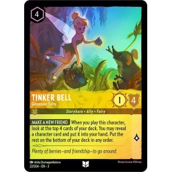 Carta Foil Tinker Bell - Generous Fairy | Disney Lorcana #022/204·EN·3