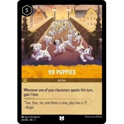 Carta 99 Puppies | Disney Lorcana #024/204·EN·3