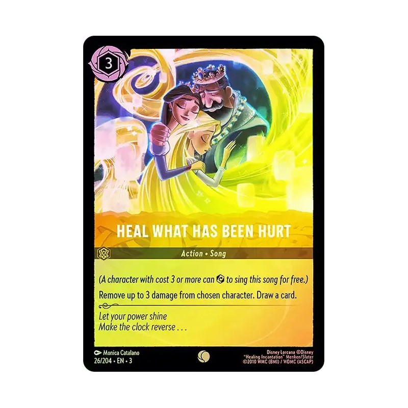 Carta Foil Heal What Has Been Hurt | Disney Lorcana #026/204·EN·3