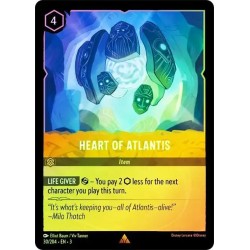 Carta Foil Heart of Atlantis | Disney Lorcana #030/204·EN·3