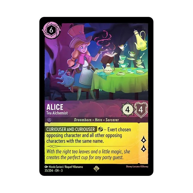 Carta Foil Alice - Tea Alchemist | Disney Lorcana #035/204·EN·3