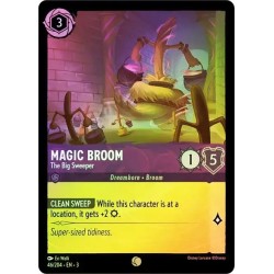 Carta Foil Magic Broom - The Big Sweeper Disney Lorcana #046/204·EN·3