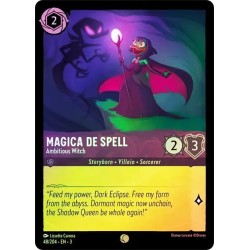 Carta Foil Magica De Spell - Ambitious Witch | Lorcana #048/204·EN·3