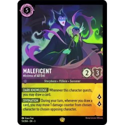 Carta Foil Maleficent - Mistress of All Evil | Lorcana #051/204·EN·3