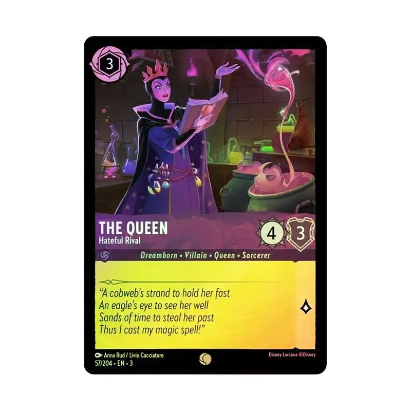 Carta Foil The Queen - Hateful Rival | Disney Lorcana #057/204·EN·3