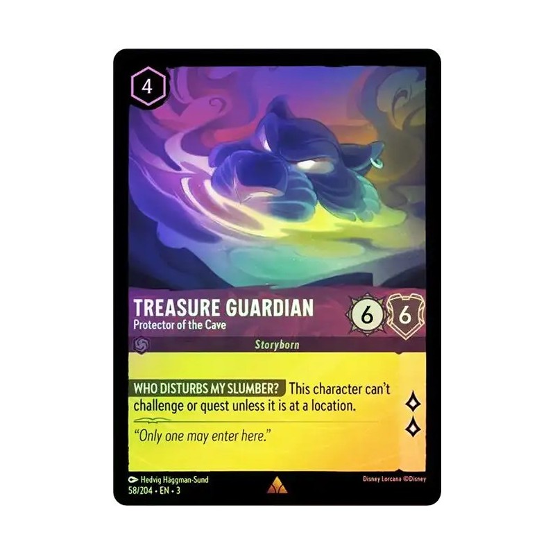 Carta Foil Treasure Guardian - Protector of the Cave #058/204·EN·3