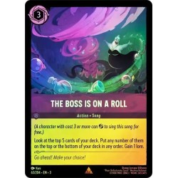 Carta Foil The Boss Is on a Roll | Disney Lorcana #063/204·EN·3