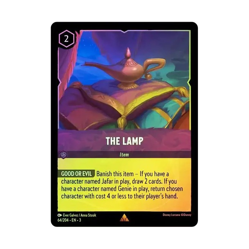 Carta Foil The Lamp | Disney Lorcana #064/204·EN·3