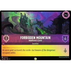 Carta Foil Forbidden Mountain Maleficent's Castle Lorcana 066/204·EN·3