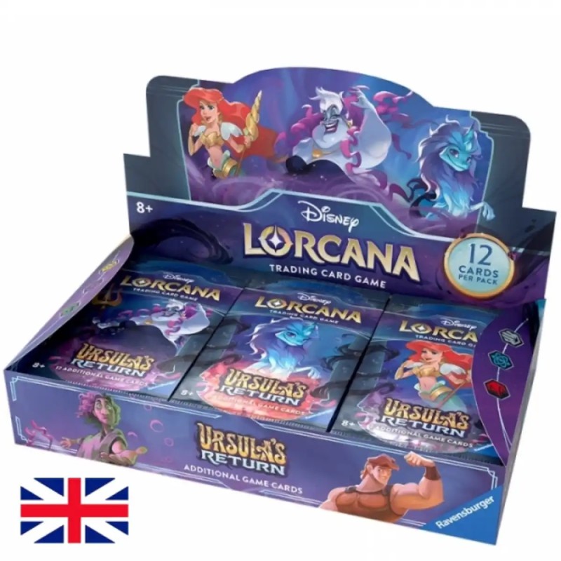 Caja 24 Sobres Ursula's Return Disney Lorcana T4 | Tienda Lorcana TCG