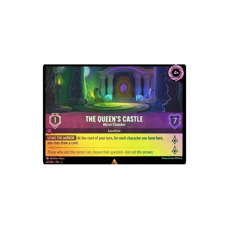 Carta Foil The Queen's Castle - Mirror Chamber | Lorcana #067/204·EN·3