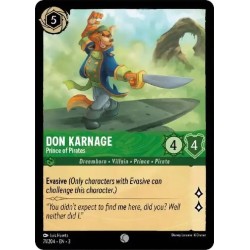 Carta Don Karnage - Prince of Pirates | Disney Lorcana #071/204·EN·3