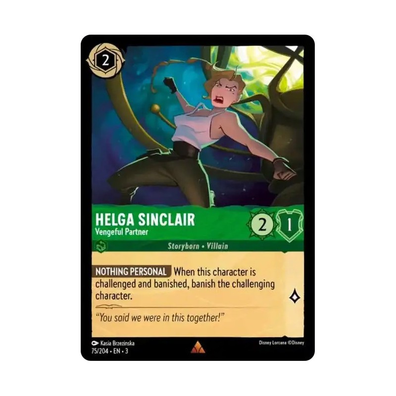 Carta Helga Sinclair - Vengeful Partner | Disney Lorcana #075/204·EN·3