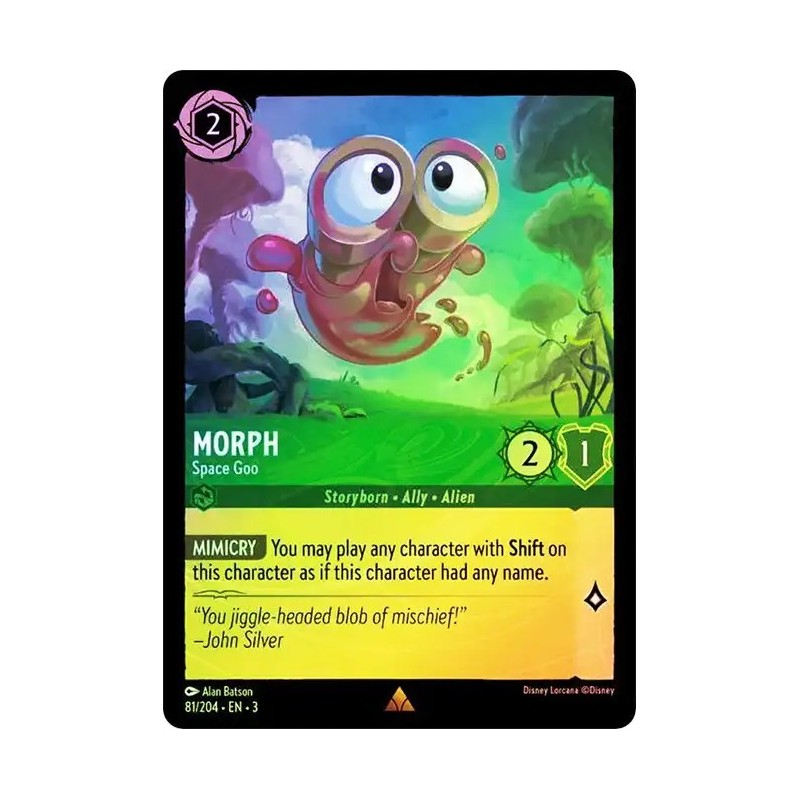 Carta Foil Morph - Space Goo | Disney Lorcana #081/204·EN·3