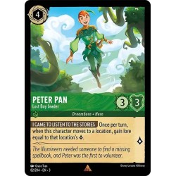 Carta Peter Pan - Lost Boy Leader | Disney Lorcana #082/204·EN·3