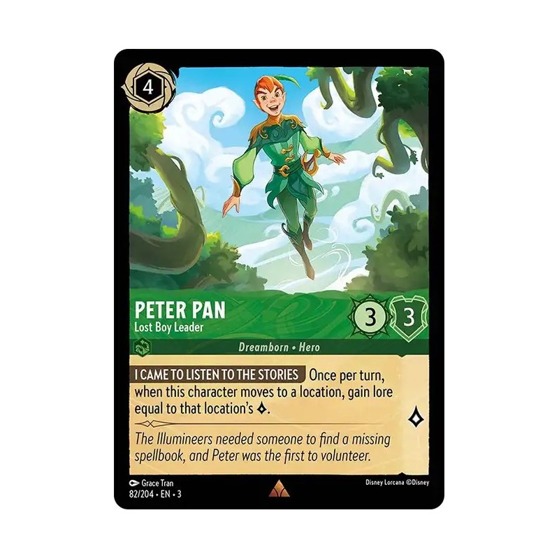 Carta Peter Pan - Lost Boy Leader | Disney Lorcana #082/204·EN·3