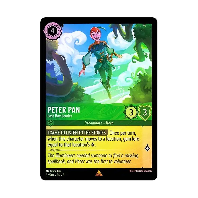 Carta Foil Peter Pan - Lost Boy Leader | Disney Lorcana #082/204·EN·3