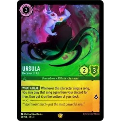 Carta Foil Ursula - Deceiver of All | Disney Lorcana #091/204·EN·3