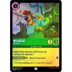 Carta Foil Wildcat - Mechanic | Disney Lorcana #092/204·EN·3