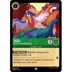 Carta Zazu - Steward of the Pride Lands | Disney Lorcana #093/204·EN·3