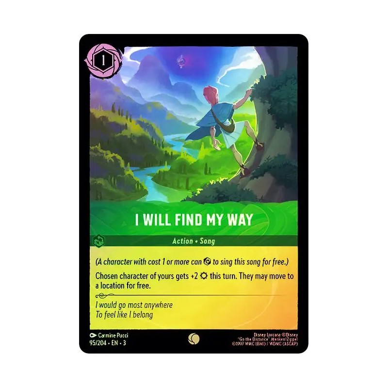 Carta Foil I Will Find My Way | Disney Lorcana #095/204·EN·3