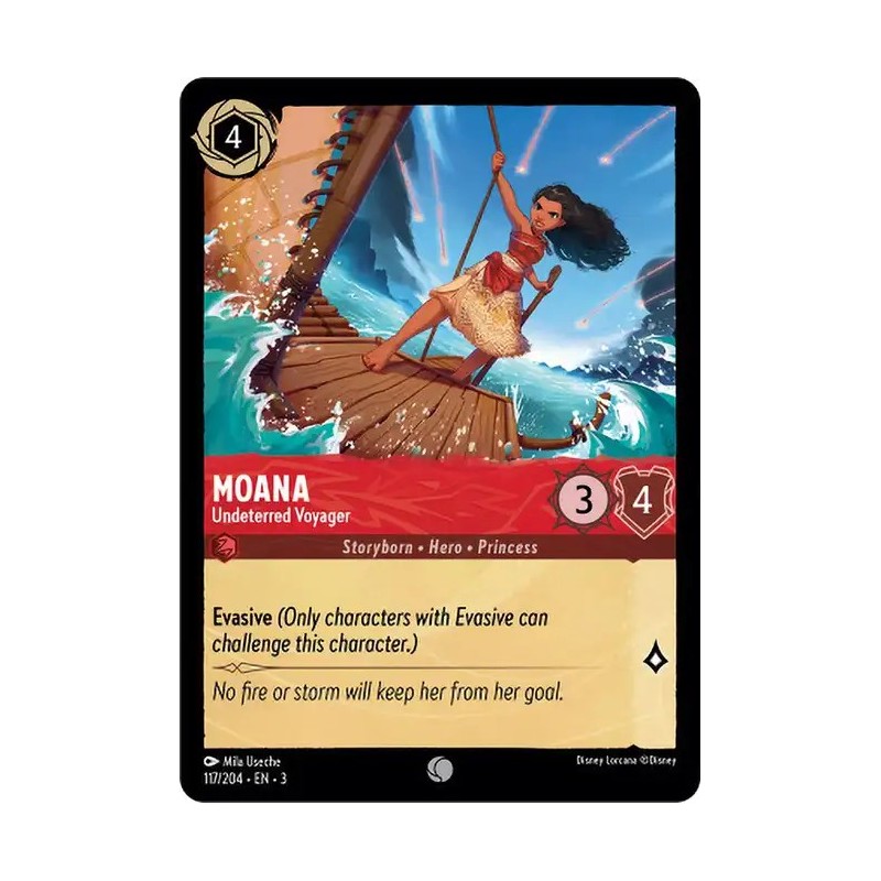 Carta Moana - Undeterred Voyager | Disney Lorcana #117/204·EN·3