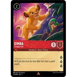 Carta Simba - Scrappy Cub | Disney Lorcana #123/204·EN·3