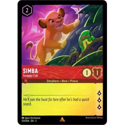 Carta Foil Simba - Scrappy Cub | Disney Lorcana #123/204·EN·3