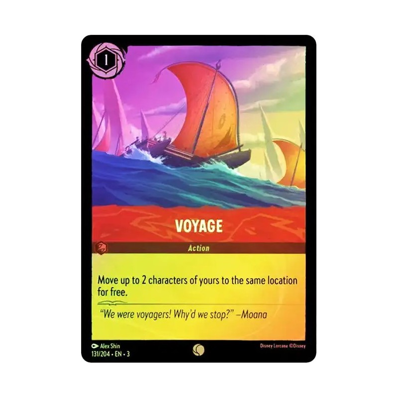 Carta Foil Voyage | Disney Lorcana #131/204·EN·3