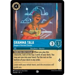 Carta Gramma Tala - Keeper of Ancient Stories | Lorcana #142/204·EN·3