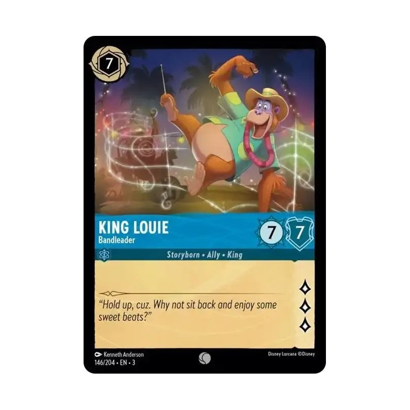 Carta King Louie - Bandleader | Disney Lorcana #146/204·EN·3