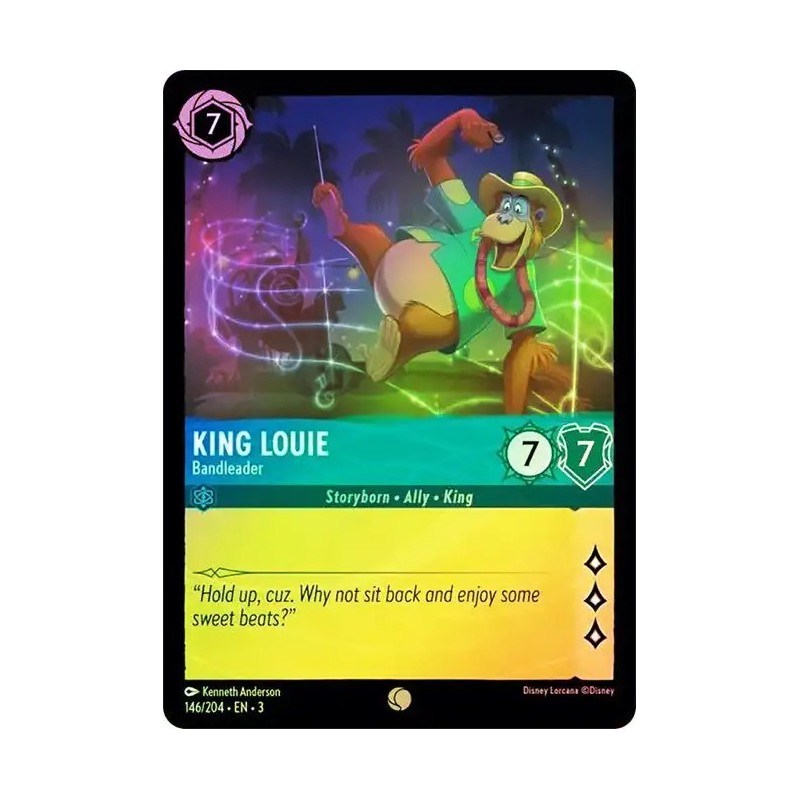 Carta Foil King Louie - Bandleader | Disney Lorcana #146/204·EN·3