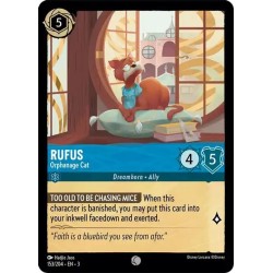 Carta Rufus - Orphanage Cat | Disney Lorcana #153/204·EN·3