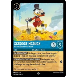 Carta Scrooge McDuck - Richest Duck in the World Lorcana #154/204·EN·3