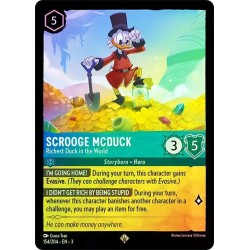 Carta Foil Scrooge McDuck - Richest Duck in the World #154/204·EN·3