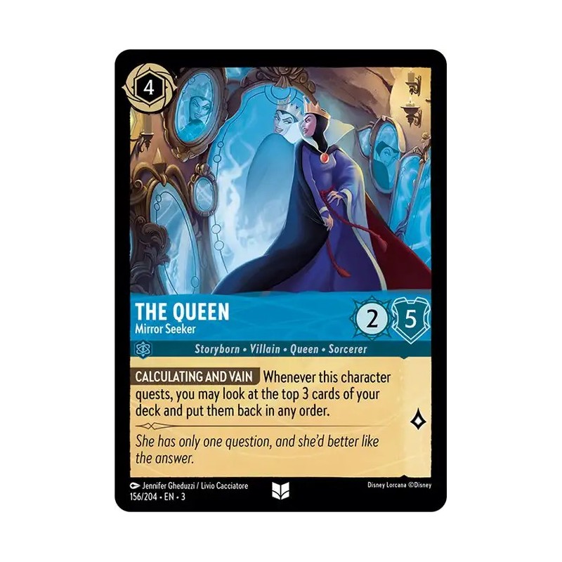 Carta The Queen - Mirror Seeker | Disney Lorcana #156/204·EN·3