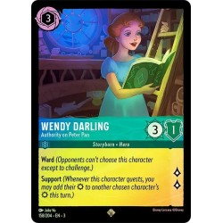 Carta Foil Wendy Darling - Authority on Peter Pan Lorcana 158/204·EN·3