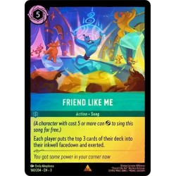 Carta Foil Friend Like Me | Disney Lorcana #160/204·EN·3