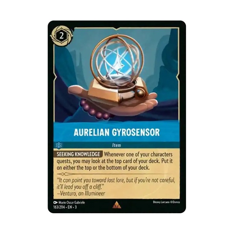 Carta Aurelian Gyrosensor | Disney Lorcana #163/204·EN·3