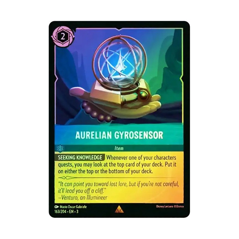 Carta Foil Aurelian Gyrosensor | Disney Lorcana #163/204·EN·3