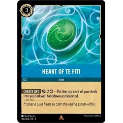 Carta Heart of Te Fiti | Disney Lorcana #164/204·EN·3