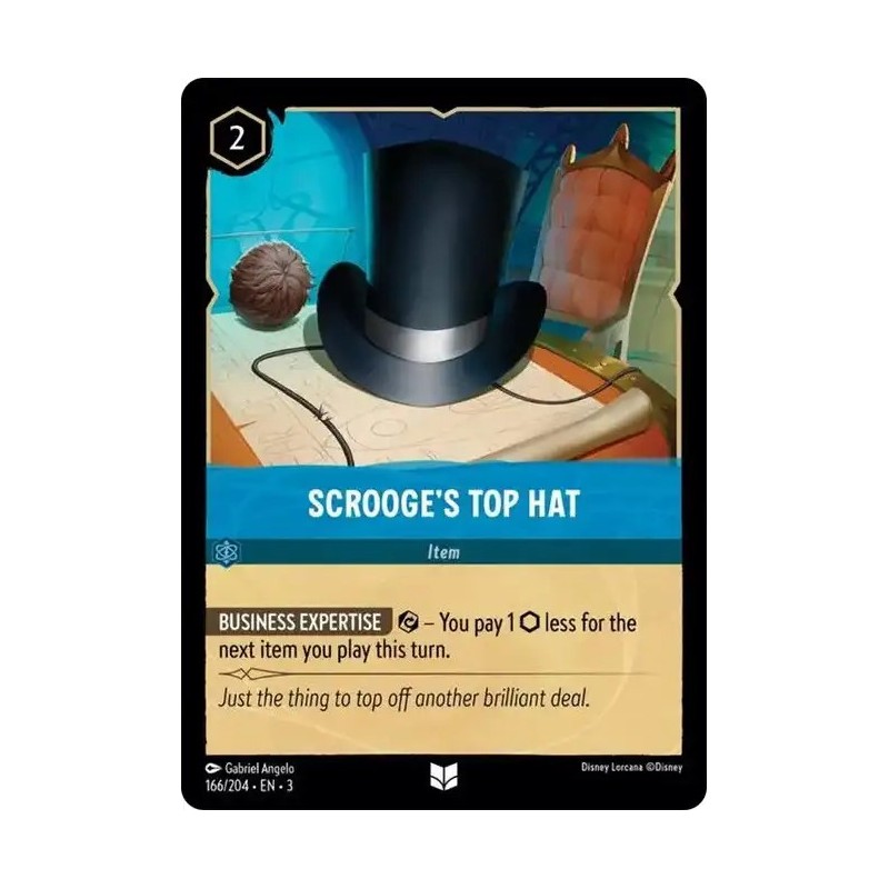 Carta Scrooge's Top Hat | Disney Lorcana #166/204·EN·3