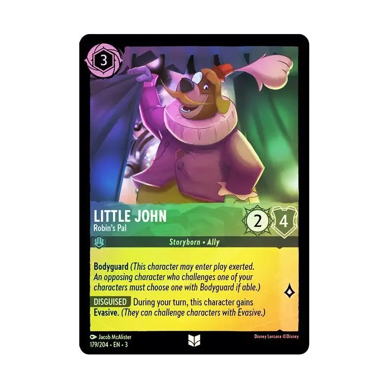 Carta Foil Little John - Robin's Pal | Disney Lorcana #179/204·EN·3