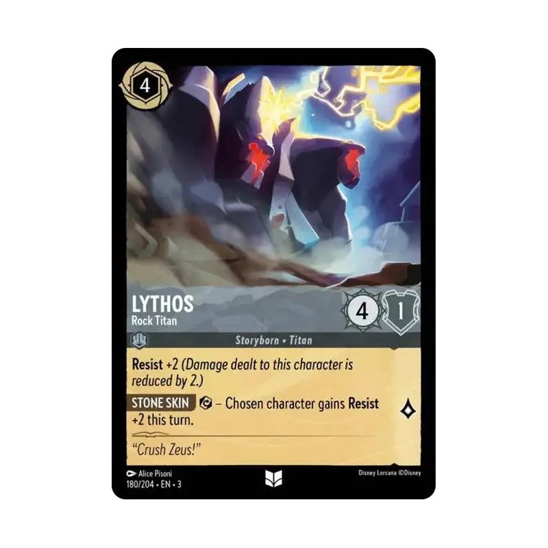 Carta Lythos - Rock Titan | Disney Lorcana #180/204·EN·3