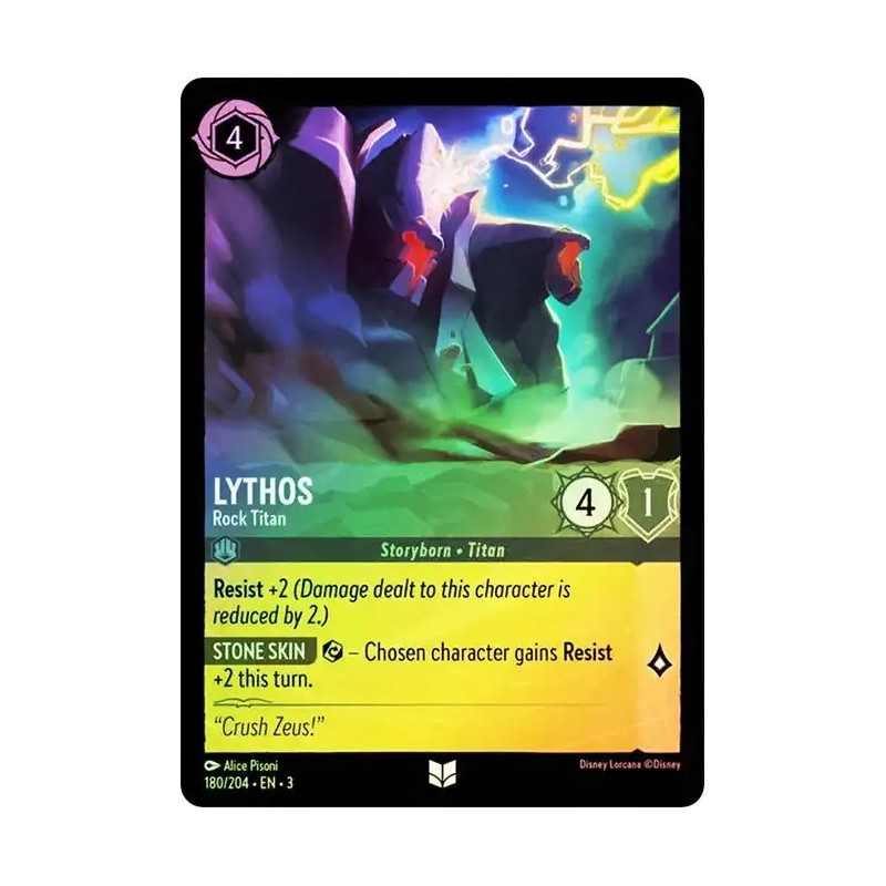 Carta Foil Lythos - Rock Titan | Disney Lorcana #180/204·EN·3