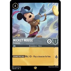 Carta Mickey Mouse - Trumpeter | Disney Lorcana #182/204·EN·3