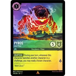 Carta Foil Pyros - Lava Titan | Disney Lorcana #187/204·EN·3