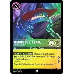 Carta Foil Thaddeus E. Klang - Metallic Leader | Lorcana #194/204·EN·3