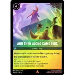 Carta Foil And Then Along Came Zeus | Disney Lorcana #195/204·EN·3